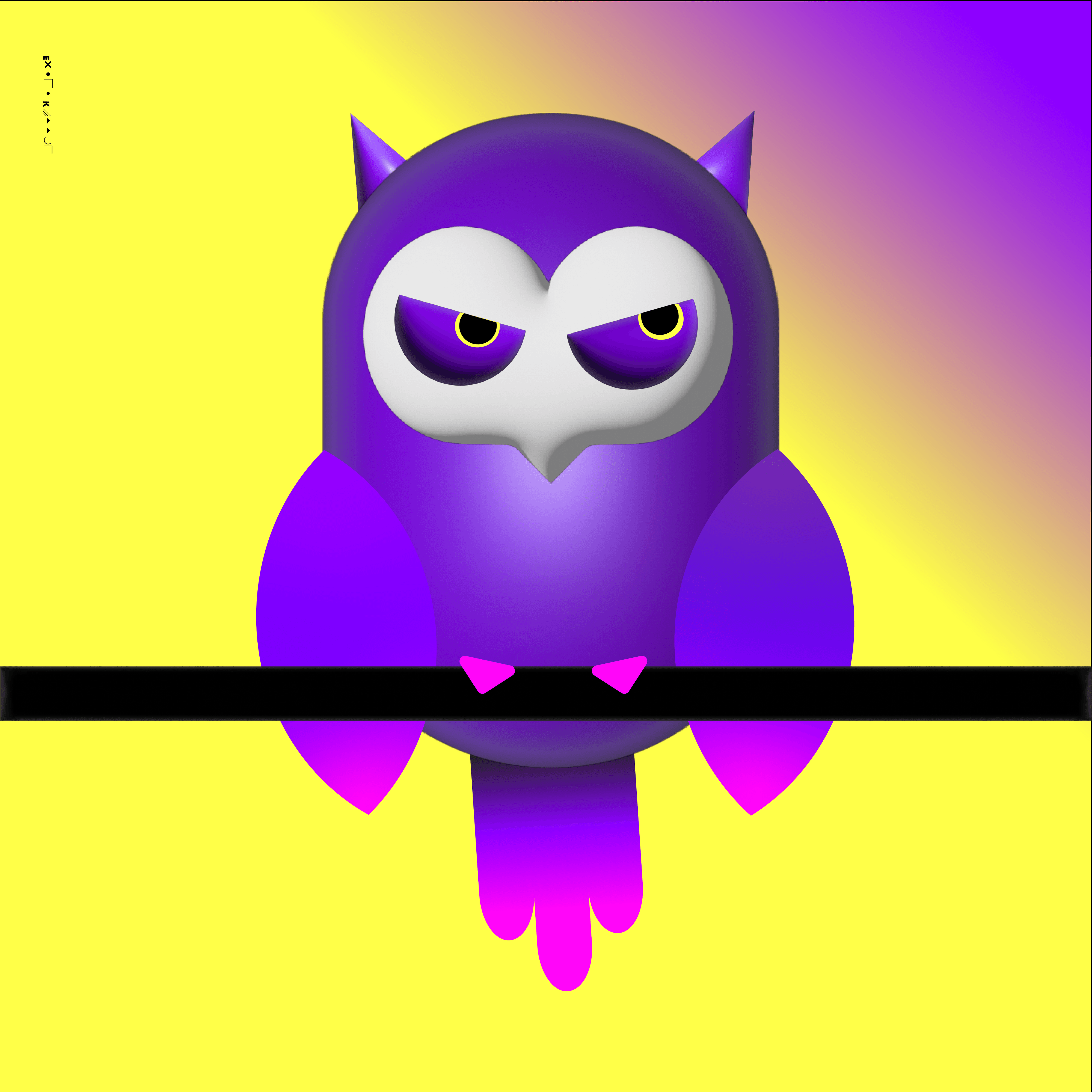 #40 Moon Light Owl 40/50