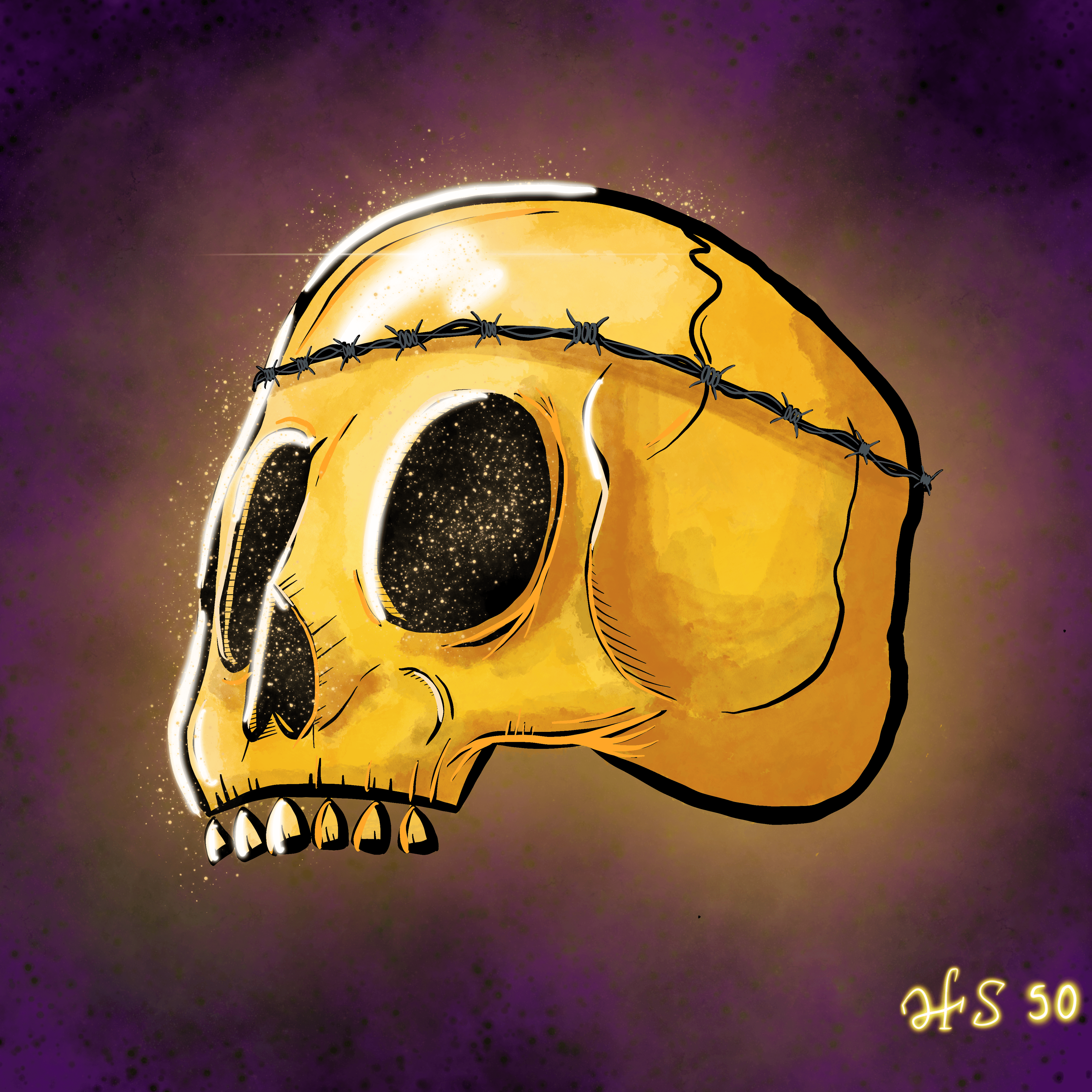 Almost Fancy Skull #50 (mein)