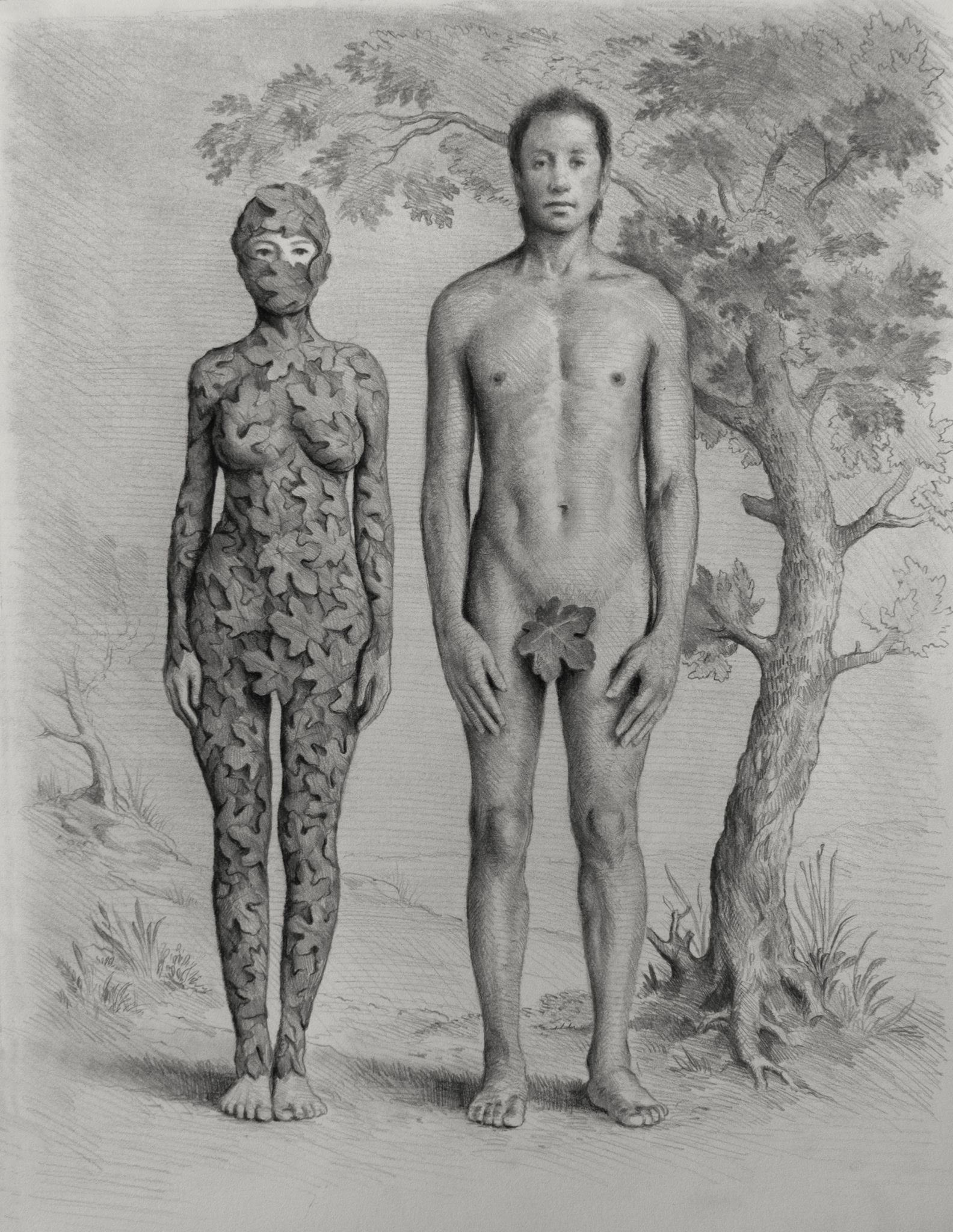 Adam and Eve by Raoof Haghighi