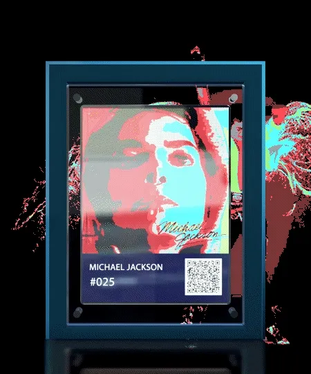 Michael Jackson pixel card #025