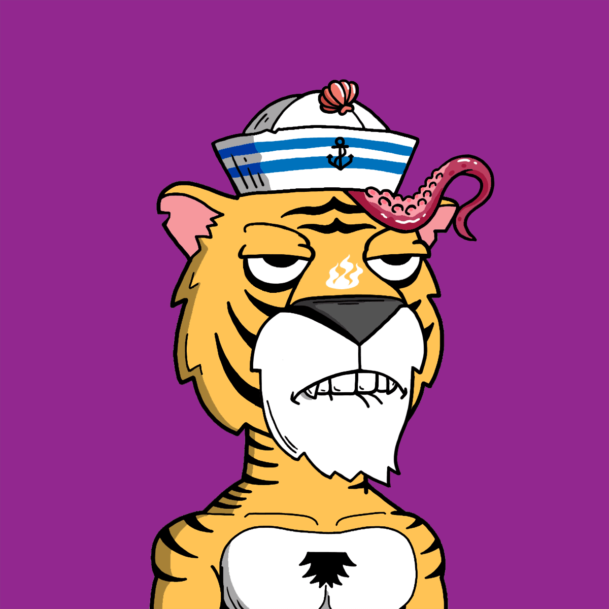 Grouchy Tiger Social Club #2755