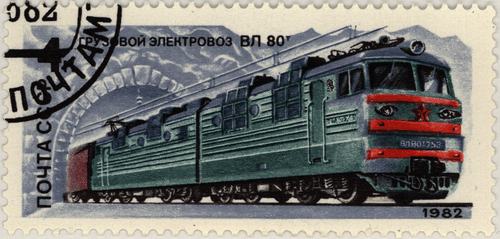 Postage stamp USSR 1982 (freight electric truck VL 80) 4k 