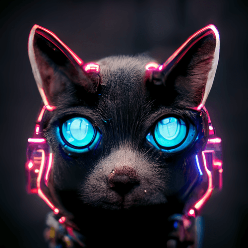 Outrageous Cyborg Cat