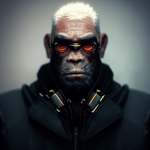 Bored Ape Cyberpunk AI #222