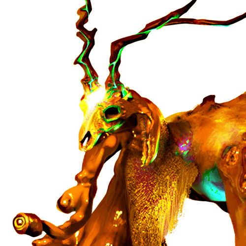 #5 Zombie deer [Attractive gold]