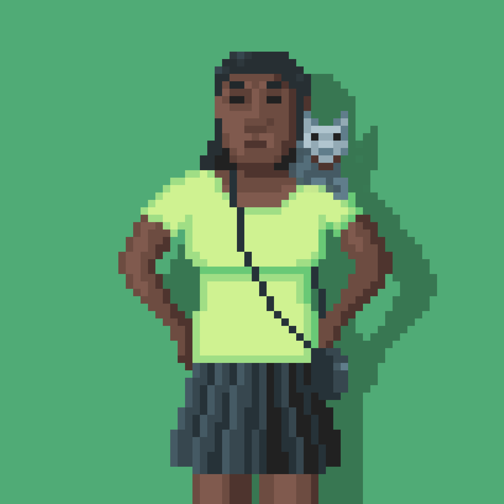 042 Alicia Pixel Art Woman Character