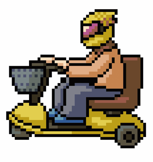 Scooter man