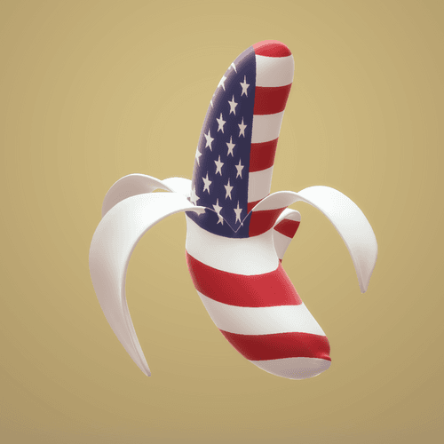 3D Banana Countries