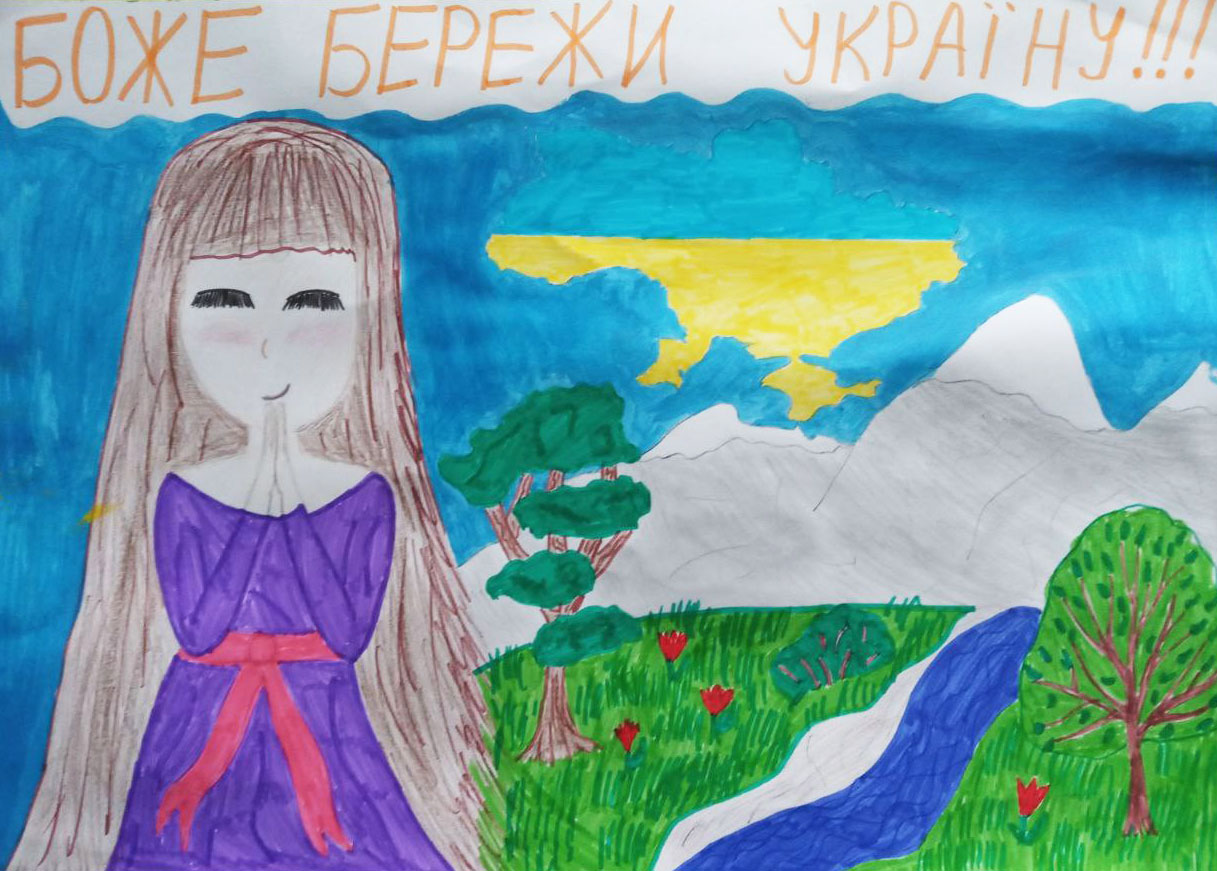 God, Save Ukraine, Olesia, 10 y.o, Mykolaiv