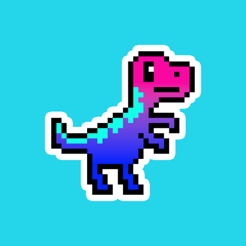 PixelSaurus Rex #0256