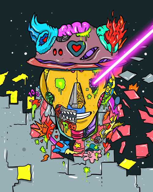 Aku Napie x Yellow Vision Robot