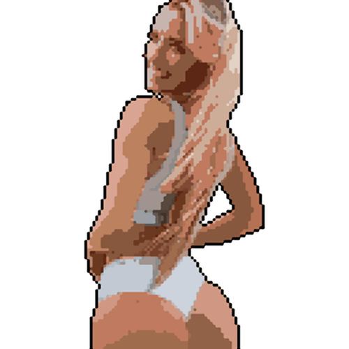 Frances #34 Pixel Girl