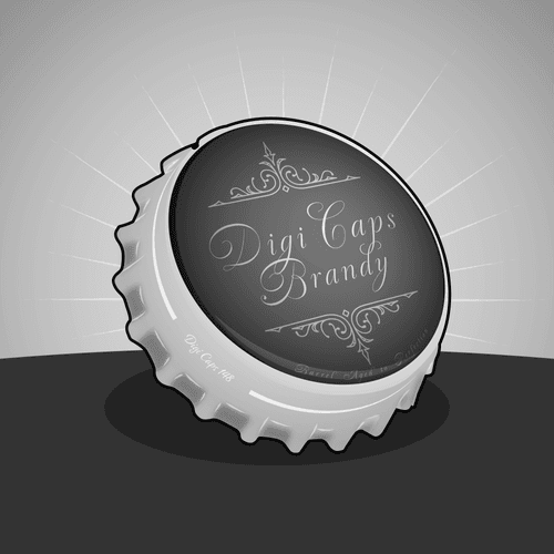 Digi Caps Brandy Bottle Cap