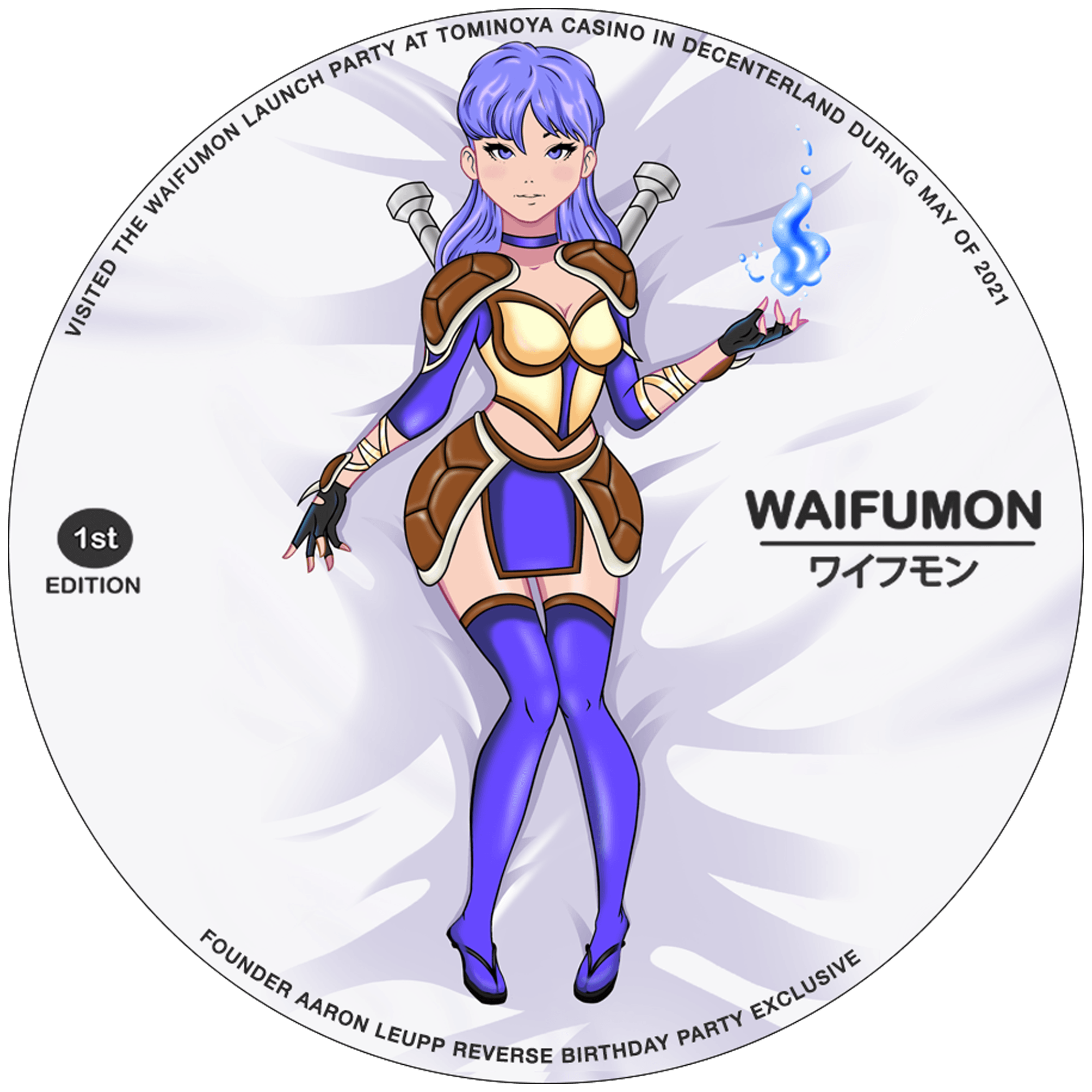 Decentral Games' Waifumon Launch Party NFT POAP #2