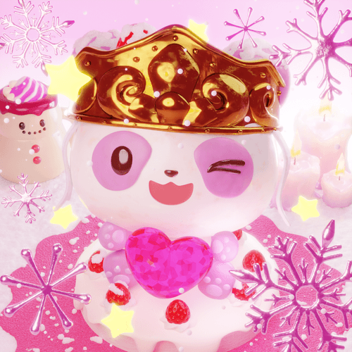 CNPcake #00357 Leelee-Pink-Princess-Wink