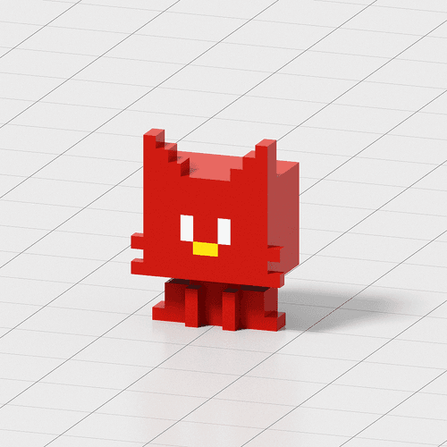 Crypto Voxel Cats 016