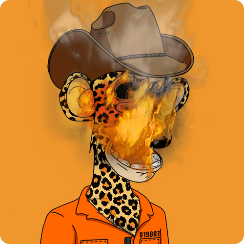 BURNING APE #7761