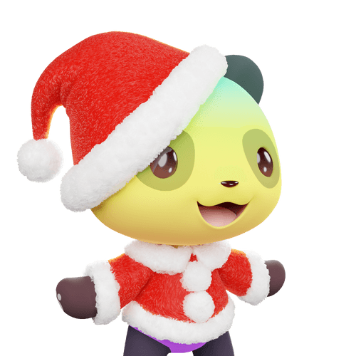 3D LEELEE-Santa-Rainbow02-#20497