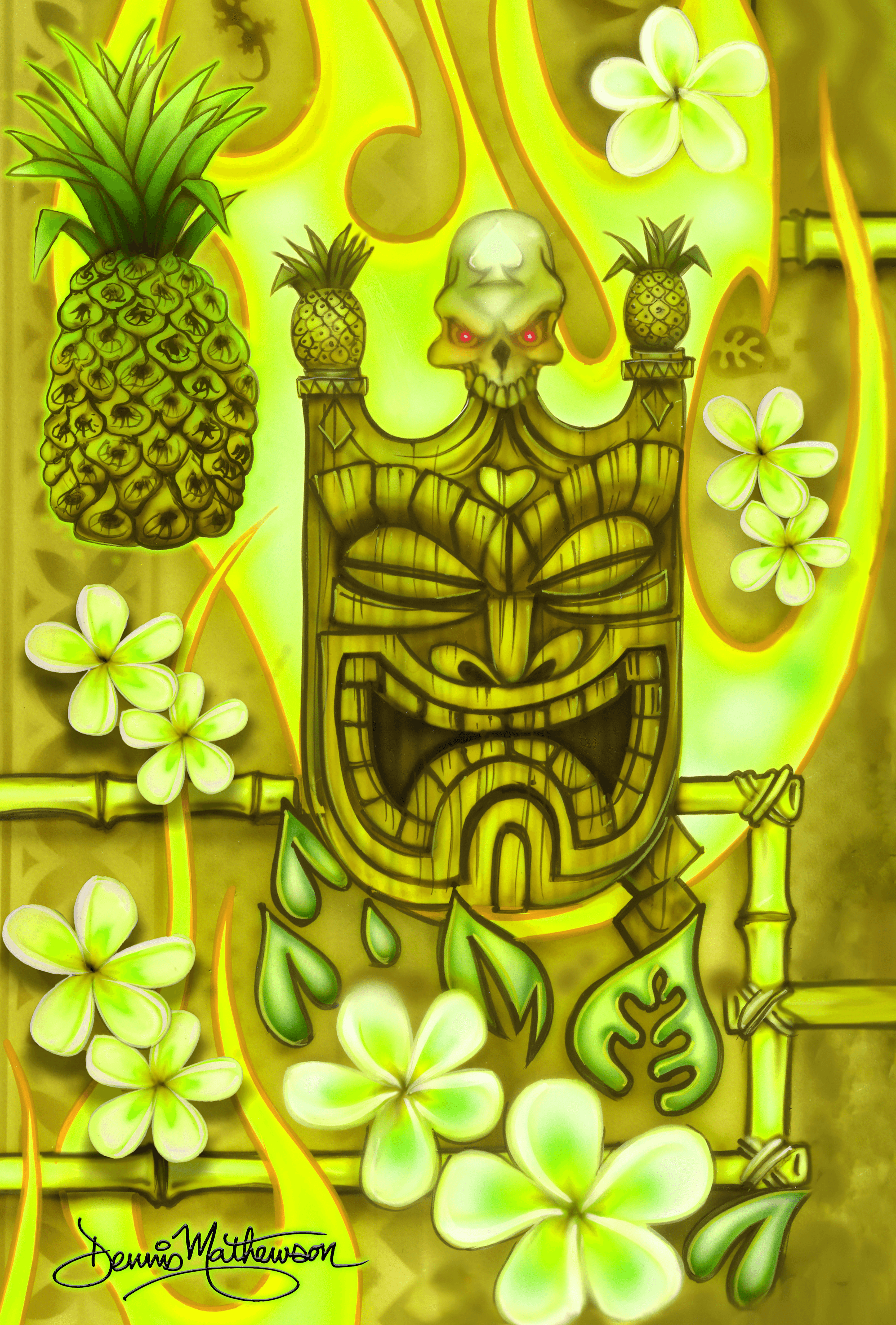 Aloha Tiki Yellow