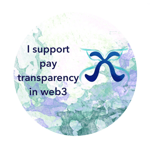 I support pay transparency in web3