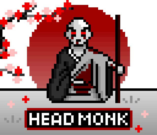 Undead Head Monk