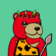 red berry bear