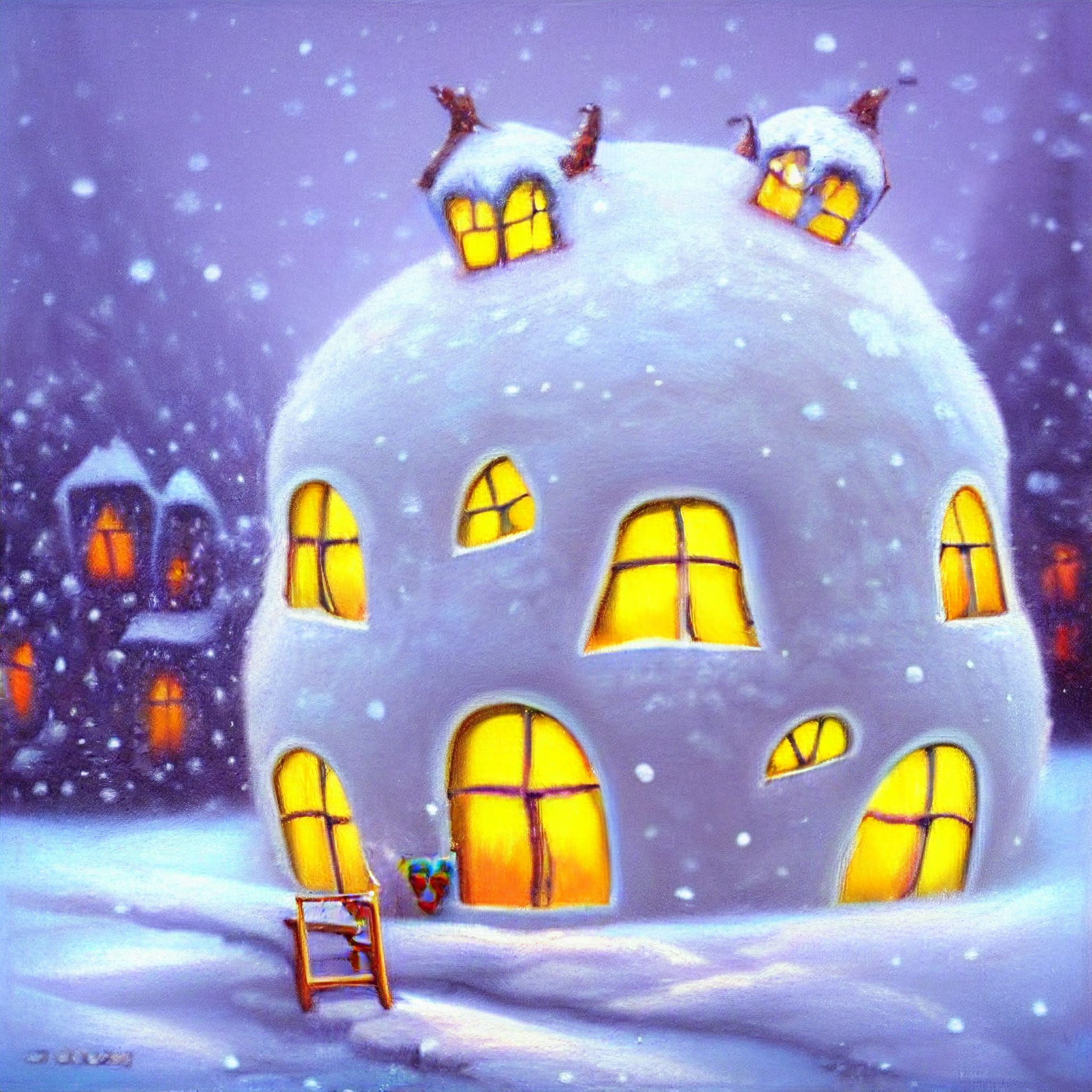 #24 The Igloo Monster House: Where the fun never melts!