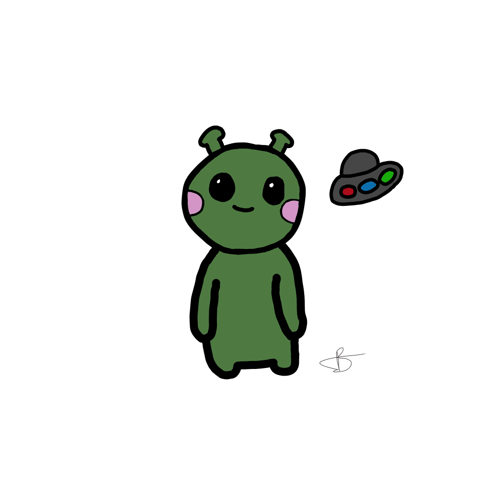 Little UFO Alien 
