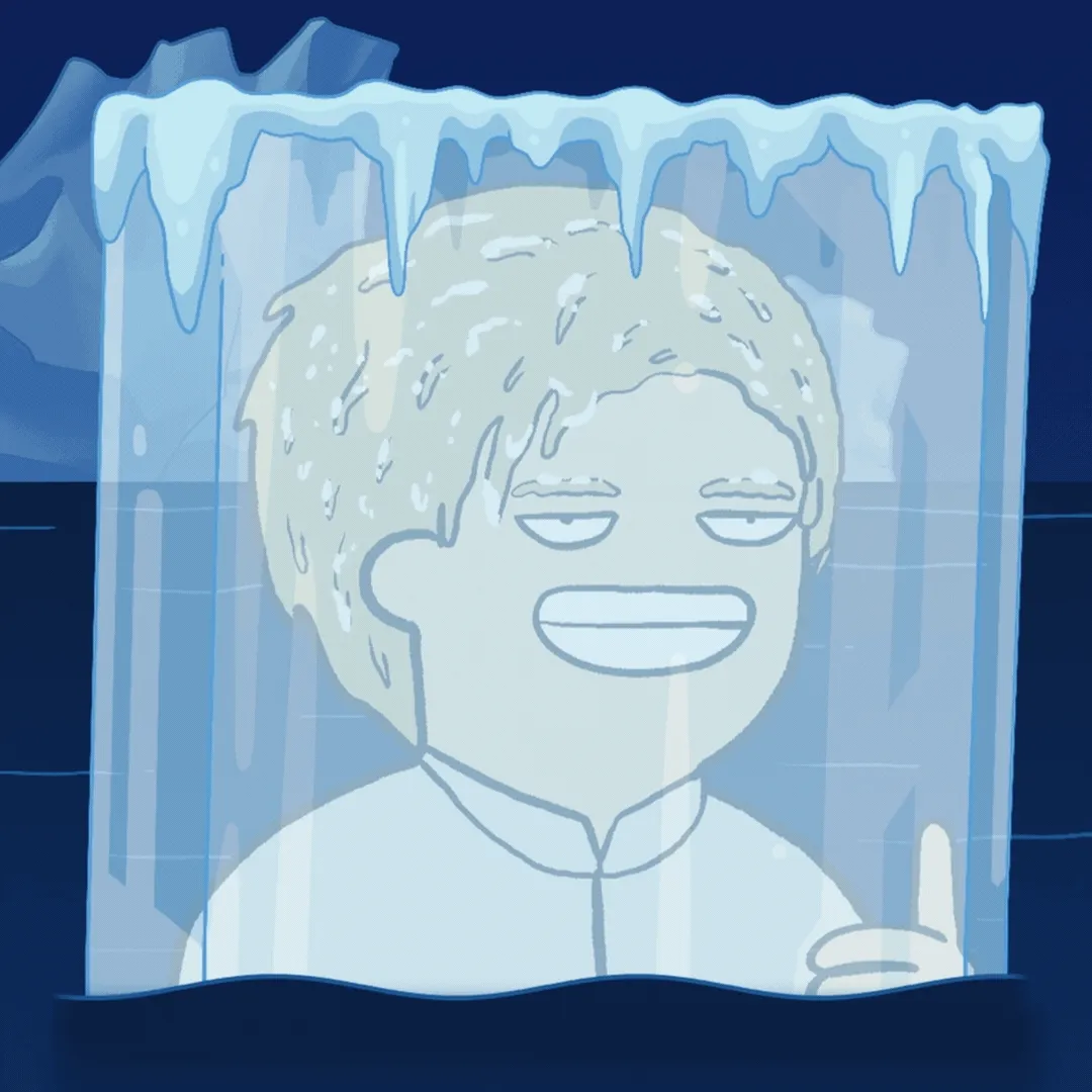 Frozen Guy #4161
