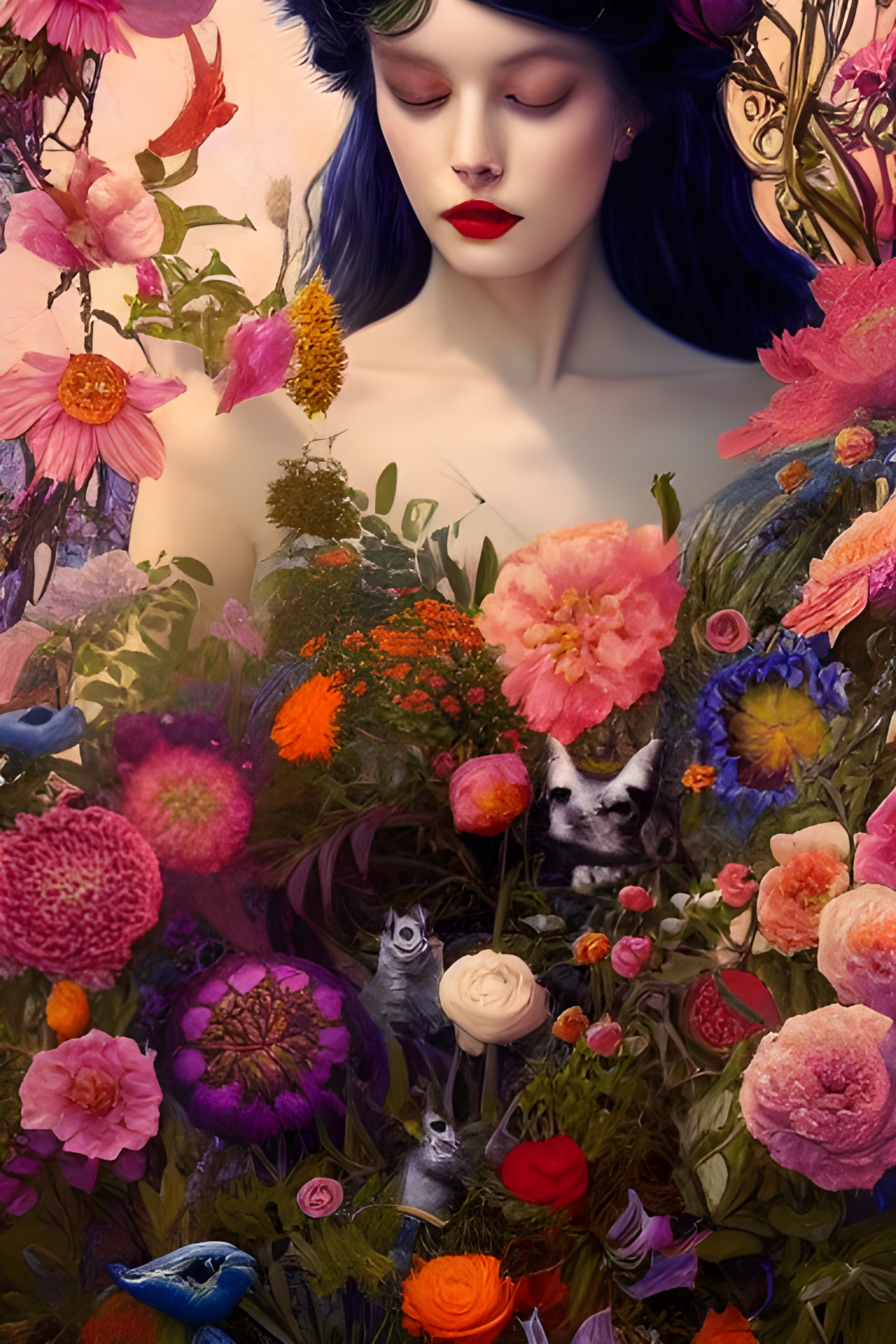 Beauty in the Flower Garden - non-exclusive personal use