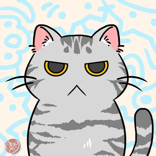 Cute cat in the dark