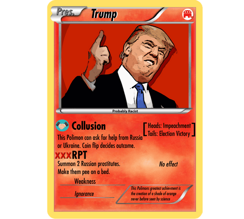 1st Edition Trump card. 2D Polimon series.