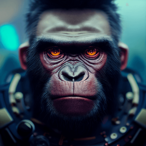 Bored Ape Cyberpunk AI #464