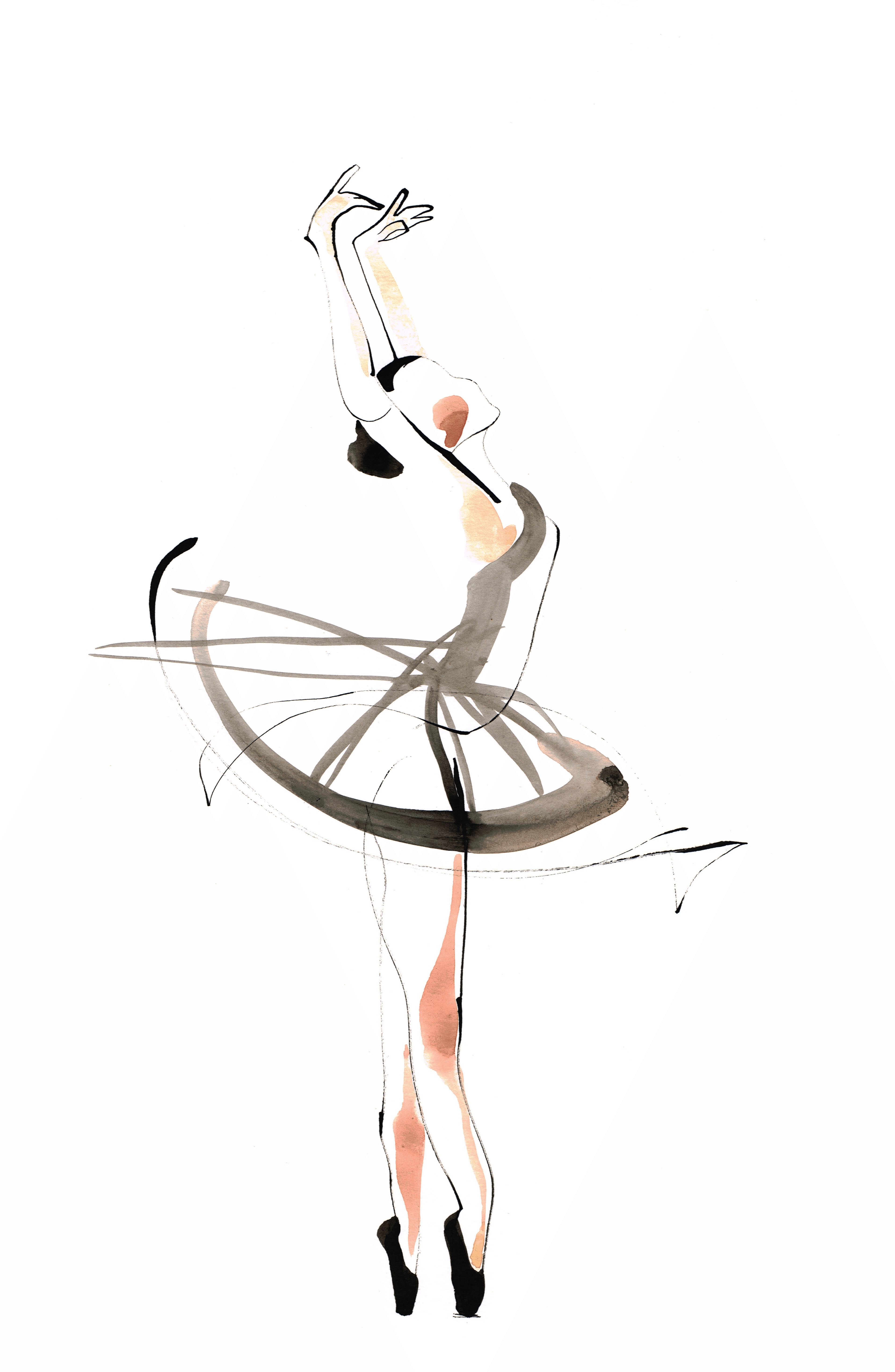 Ballerina Dance Drawing