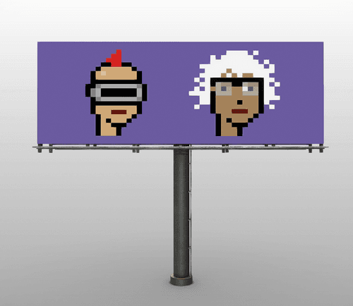 Billboard - CryptoPunks #5950 & #1780