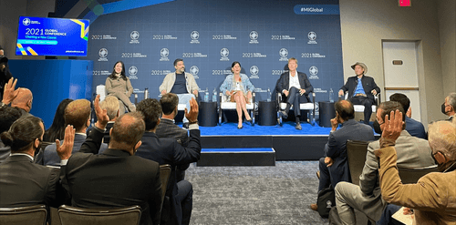 The Year Crypto and Blockchain Went Mainstream” at the Milken Conference 2021