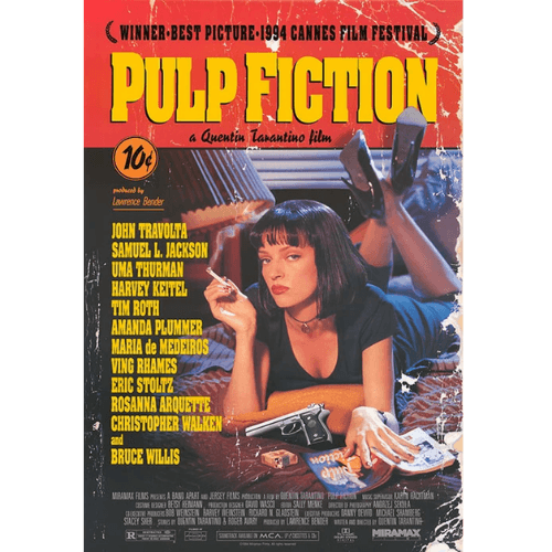 Movie Posters - Classic Movie Posters - 'Pulp Fiction'