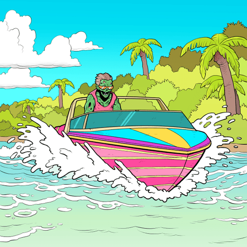 80s Zombie Speedboat (5/30)