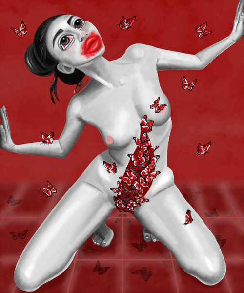 Bloody butterflies