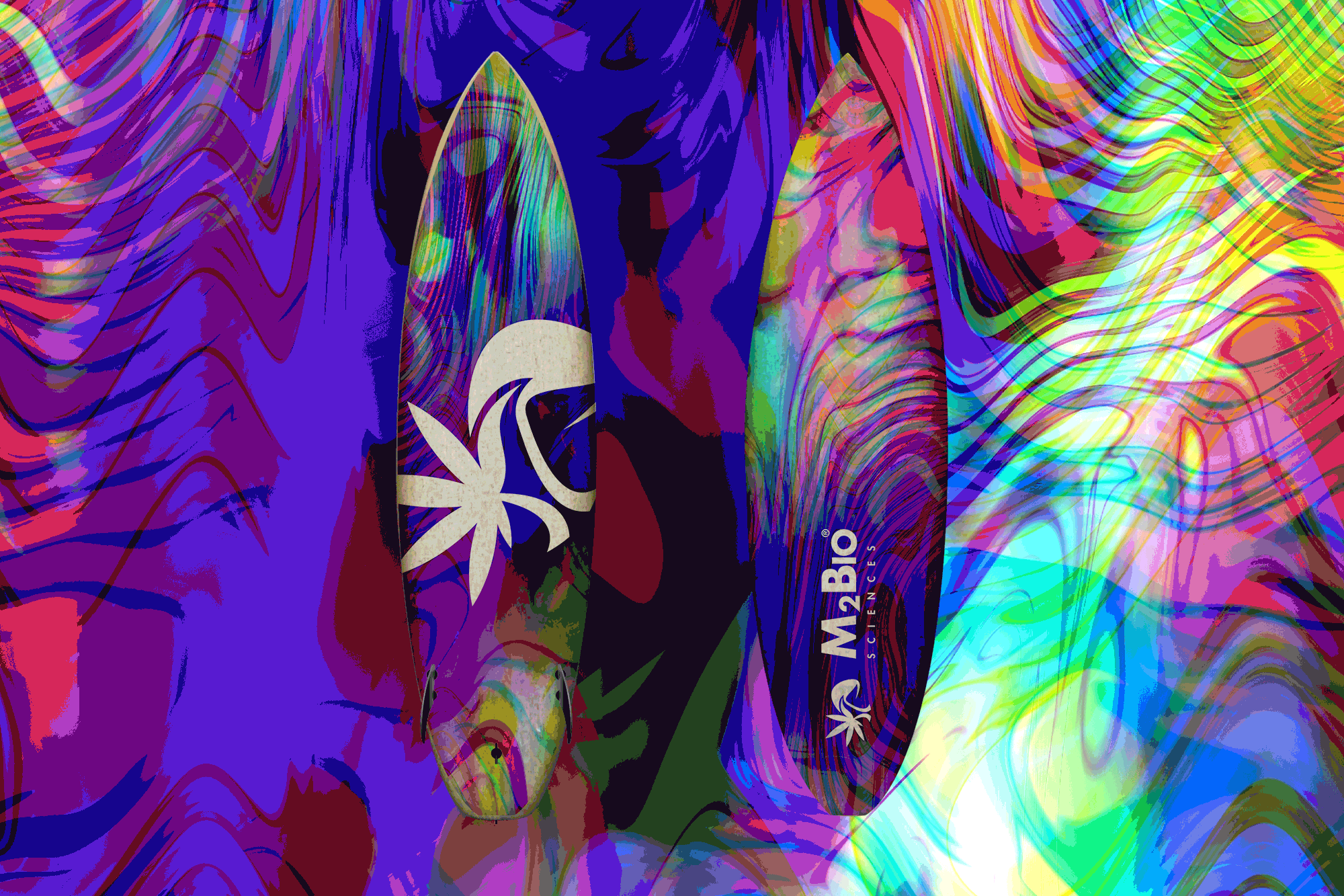 Psychedelic Surfboard 2