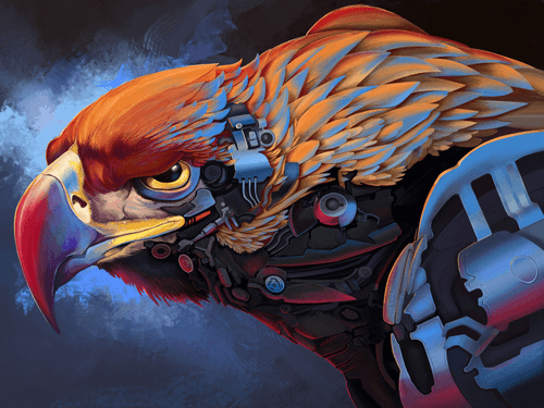 Golden Eagle Cyborg