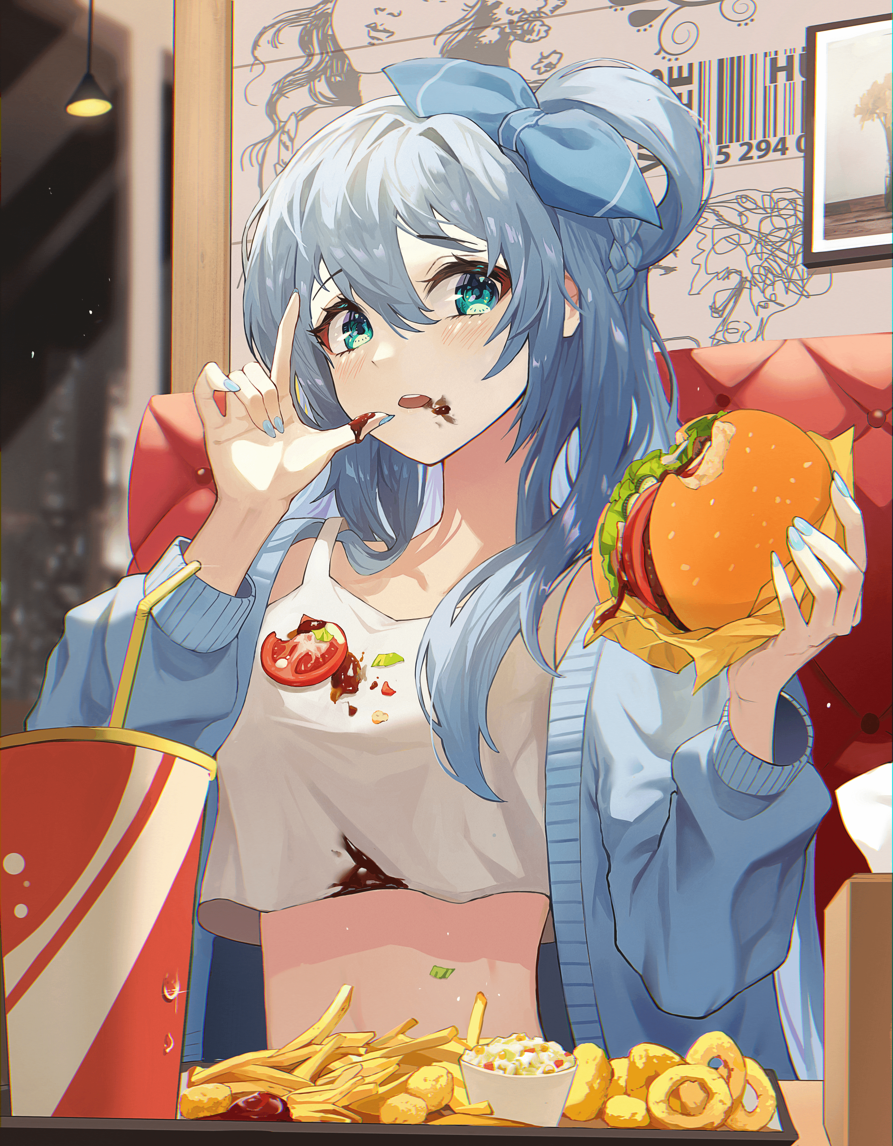 Hamburger girl