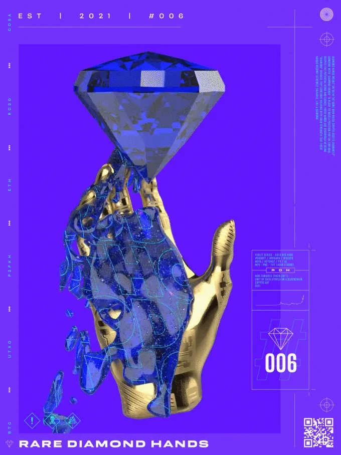 Rare Diamond Hands #006