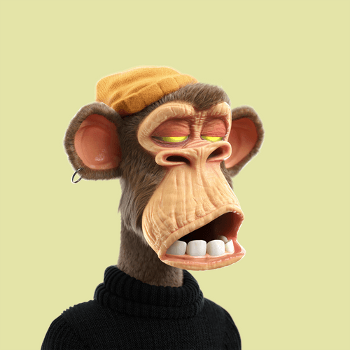 3D Bored Ape #7354