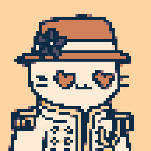 Bored Pixel Cat #108