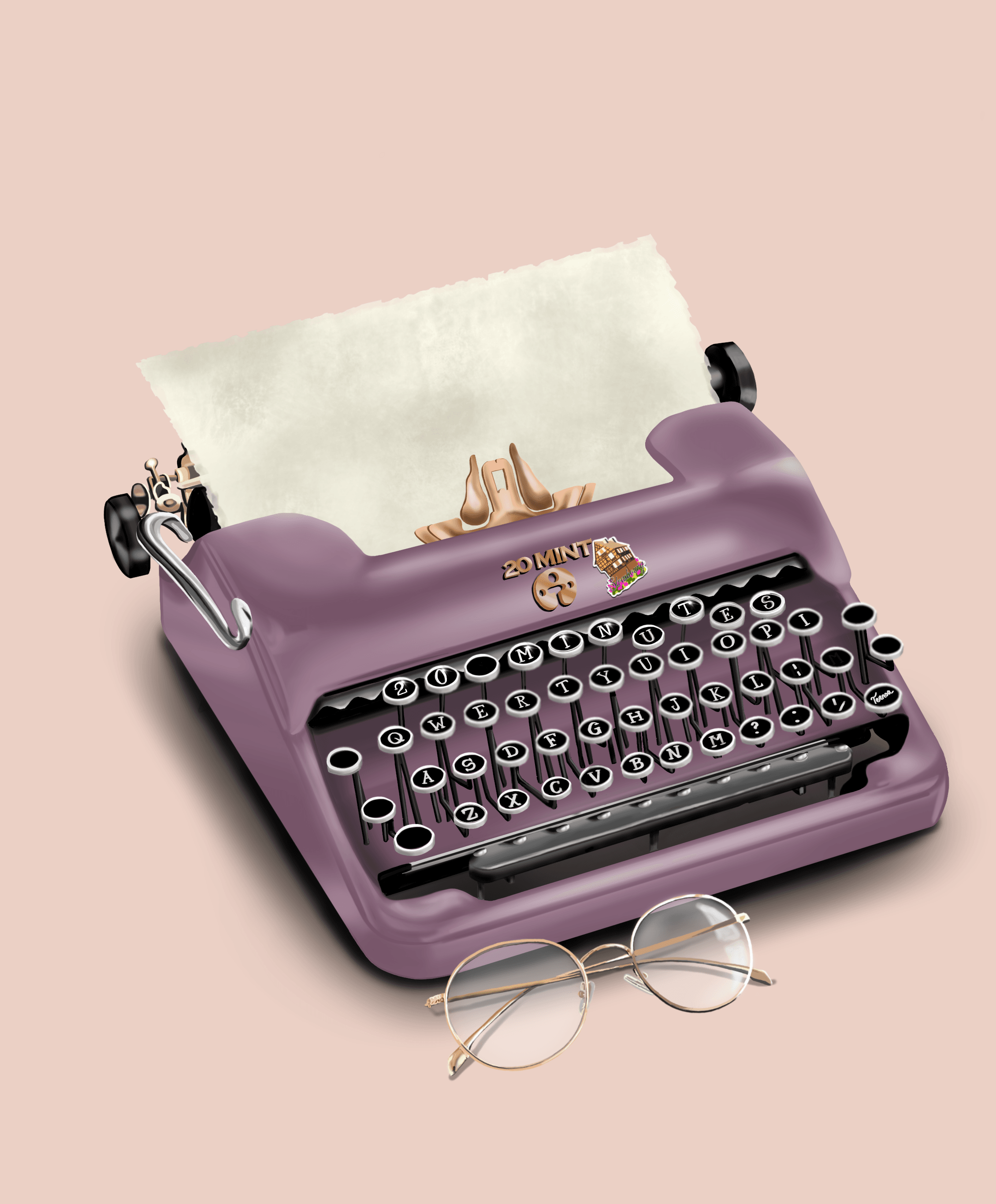 20 Mint Typewriter #263