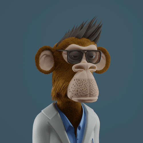 3D Bored Ape Club #80