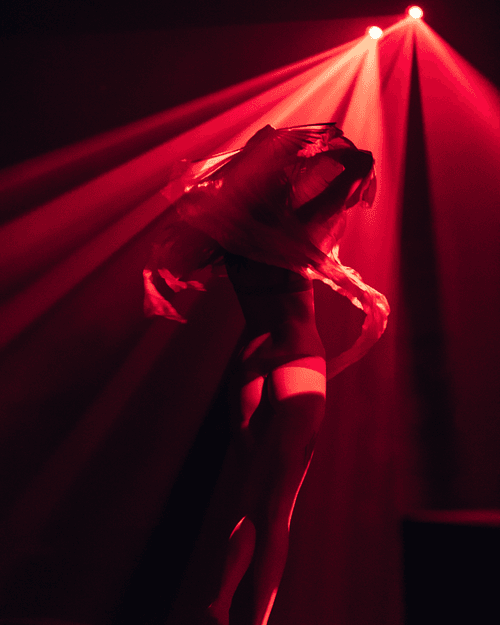 Bathed in Red