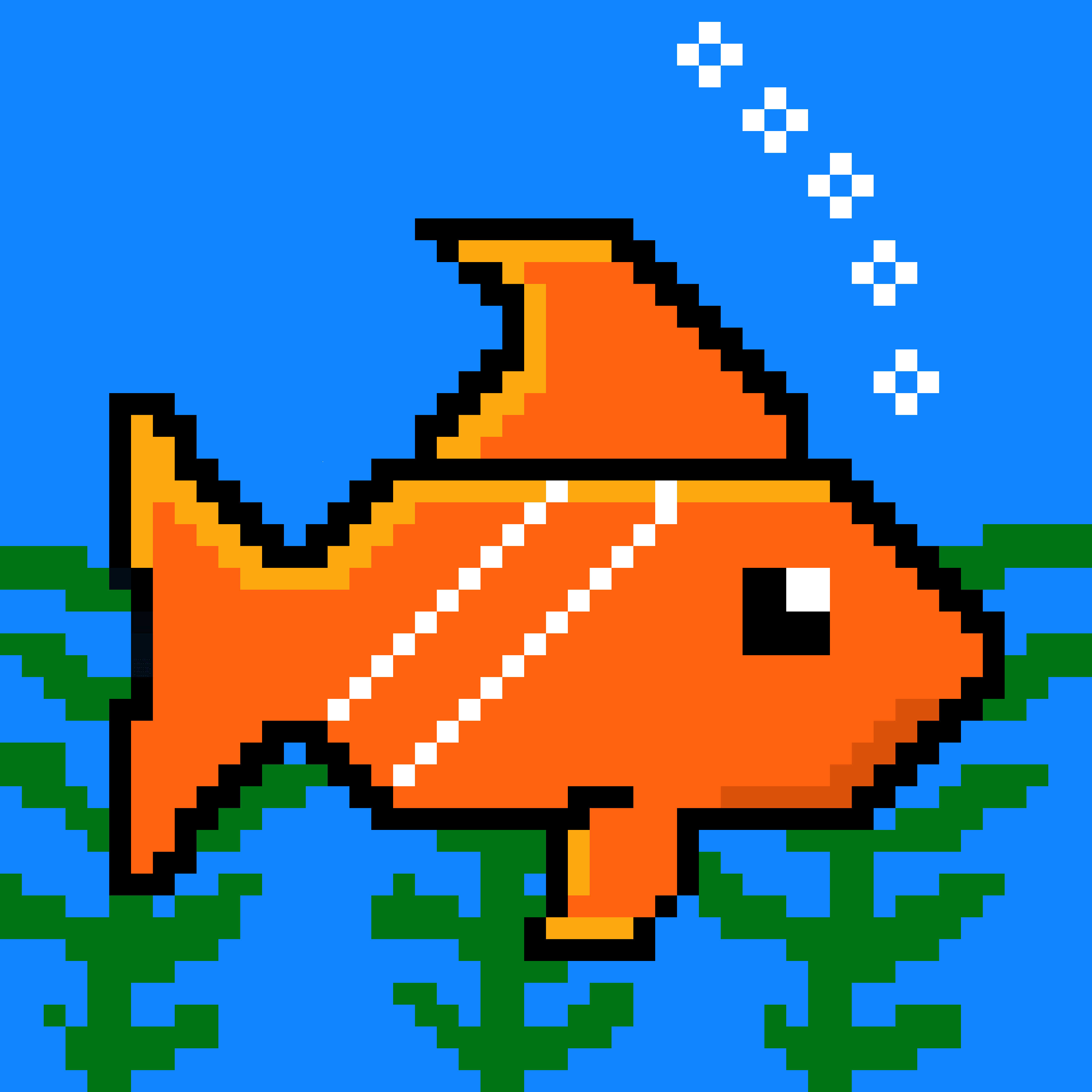 Freddy Fish Pixel Art NFT - Collection | OpenSea