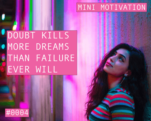  MINI MOTIVATION #0004